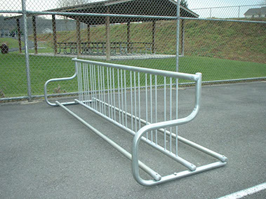 Park bike racks, picnic tables, and benches can be customized engraved as a memorial.
